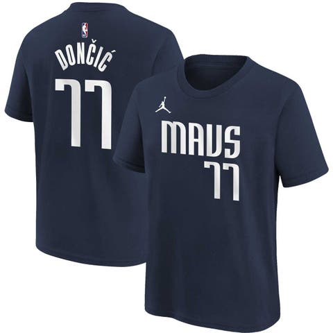 Youth Nike Luka Doncic Green Dallas Mavericks Hardwood Classics Name &  Number T-Shirt