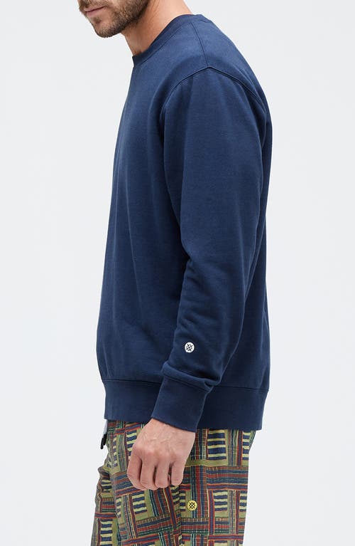 Shop Stance Shelter Butter Blend Long Sleeve T-shirt In Dark Navy