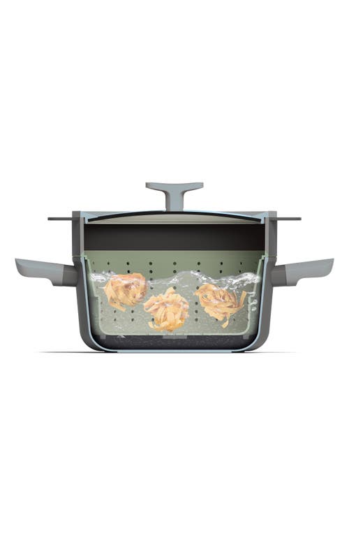 Berghoff Leo Balance Collapsible Steamer In Sage