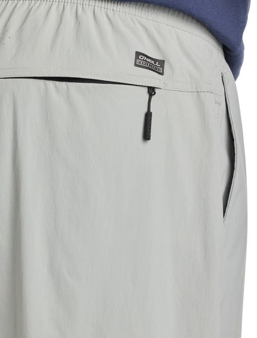 Shop O'neill Trvlr Series Hybrid Shorts In Light Grey