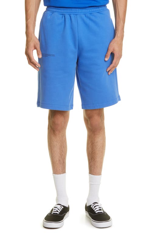 PANGAIA 365 PPRMINT™ Unisex Organic Cotton Sweat Shorts in Blue