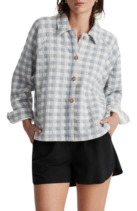quilted shirt jacket | Nordstrom