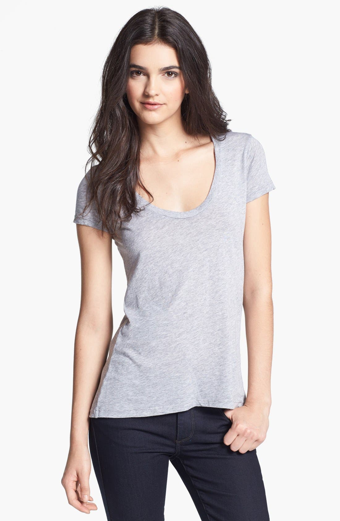 Splendid Scoop Neck Tee Nordstrom