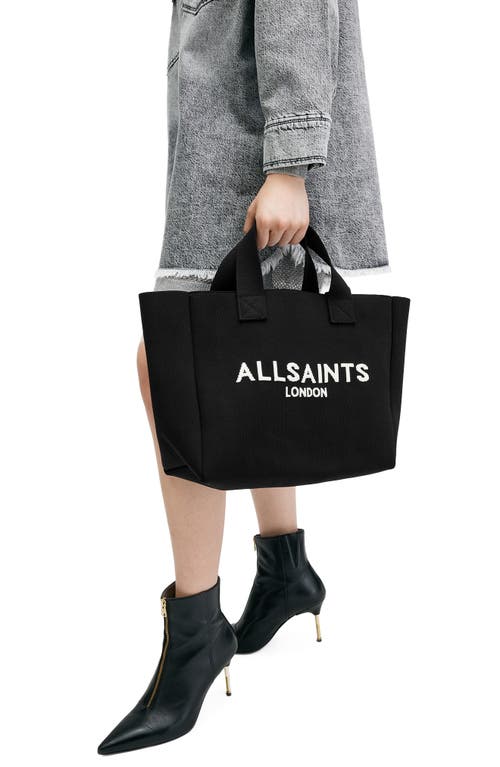 Shop Allsaints Izzy Medium Tote In Black