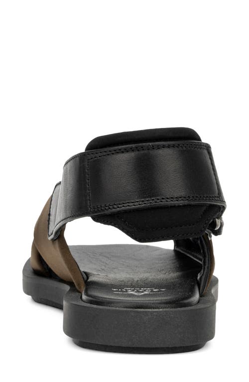 Shop Aquatalia Jolessa Slingback Sandal In Olive/black