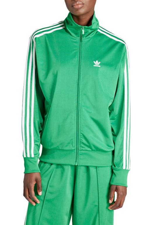 adidas Firebird Recycled Polyester Track Jacket Green at Nordstrom,