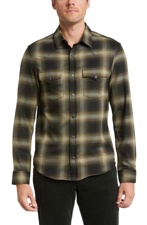 Monfrère Eastwood Plaid Button-Up Shirt in Verdant at Nordstrom, Size Xx-Large