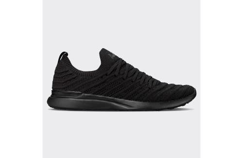 Shop Apl Athletic Propulsion Labs Techloom Wave Sneakers In Black/black