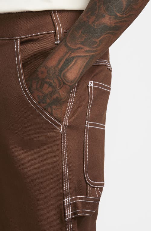 Shop Nike Life Carpenter Pants In Cacao Wow/cacao Wow
