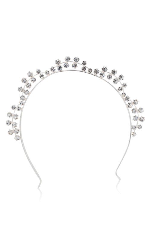 Brides & Hairpins Sydney Crystal Crown in Silver