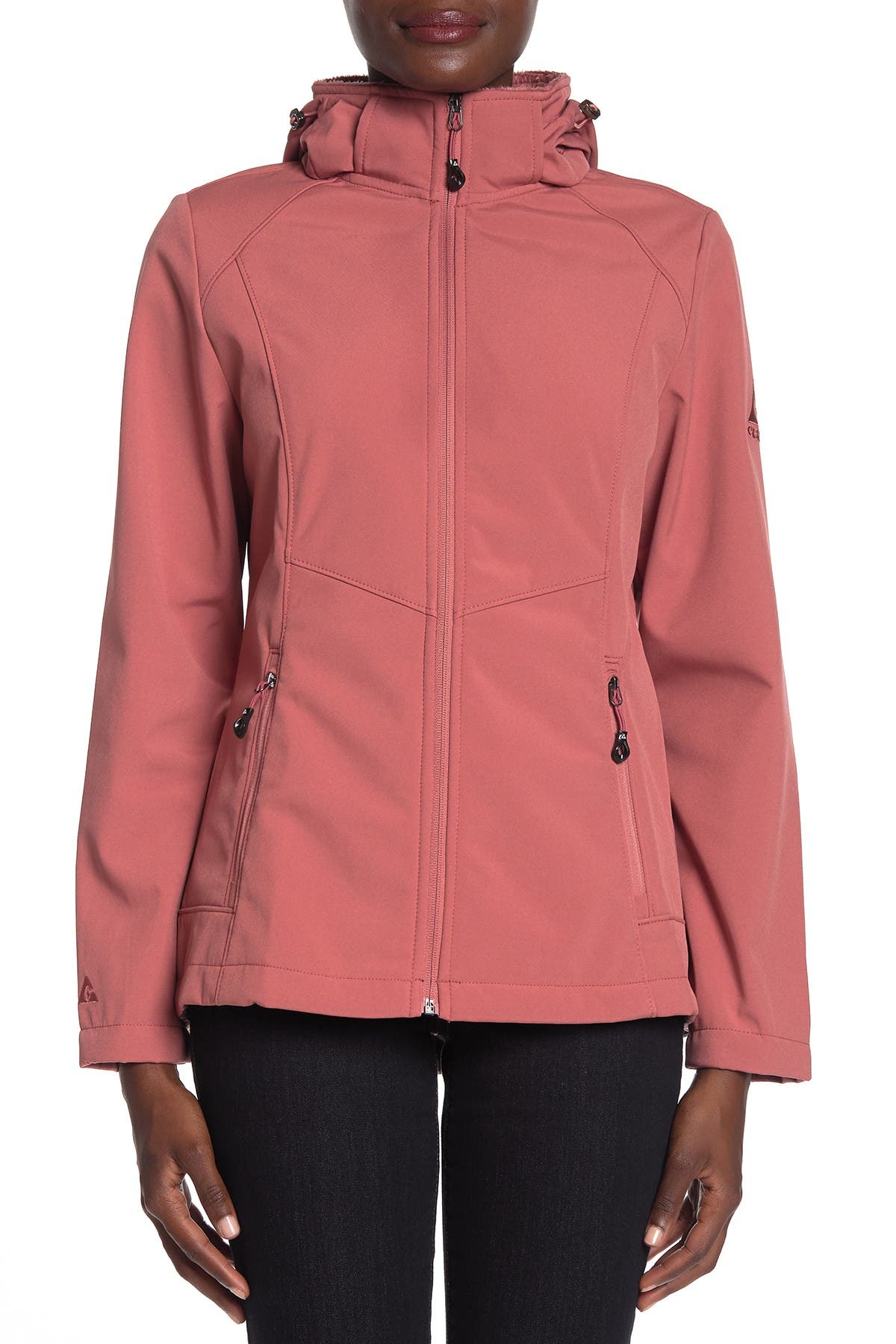 Gerry Lilly Soft Shell Faux Fur Lined Jacket Nordstrom Rack