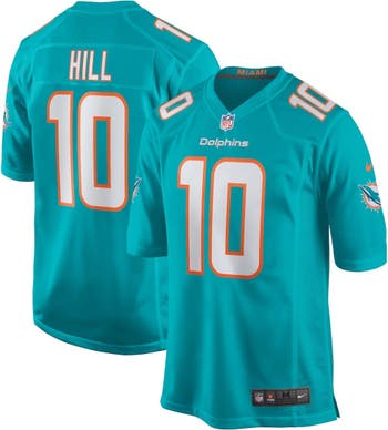 MENS NFL Team Apparel Miami Dolphins TYREEK HILL Football Jersey Shirt –