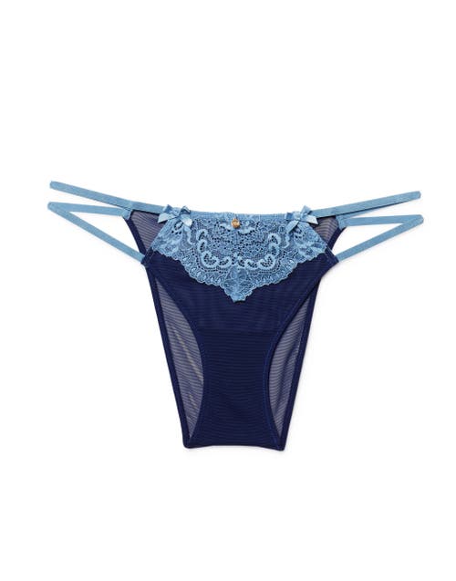 Shop Adore Me Liv Brazilian Panties In Dark Blue