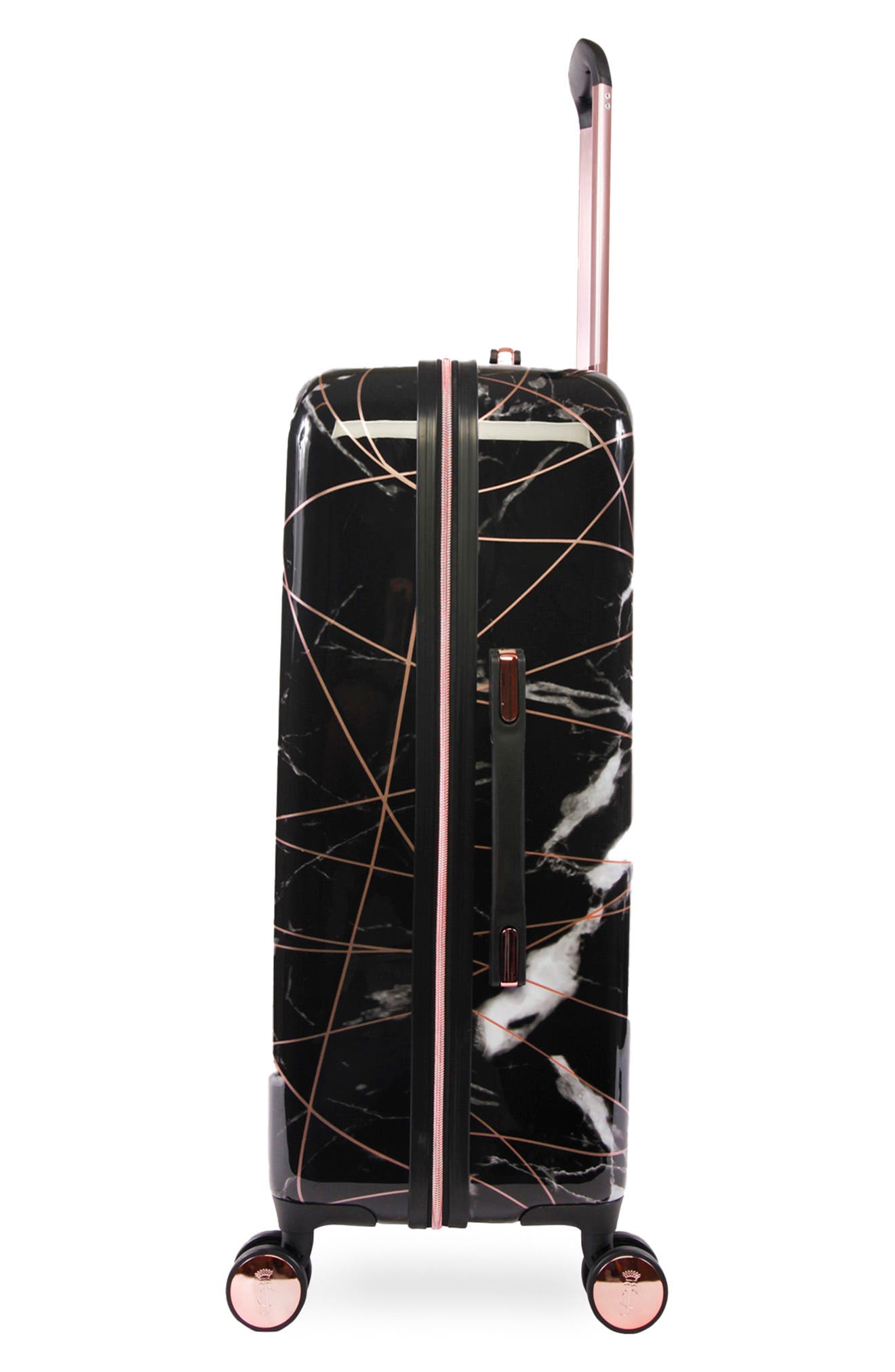 juicy couture vivian 3 piece hardside spinner luggage set