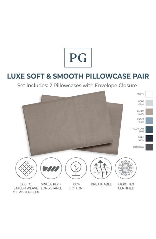 PILLOW GUY PILLOW GUY SET OF 2 LUXE SOFT 'N SMOOTH TENCEL® LYOCELL PILLOWCASES