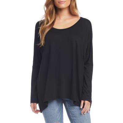 Karen Kane Dolman Sleeve Top, Black