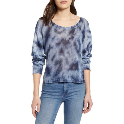Faherty Reenie Linen Sweater, Blue