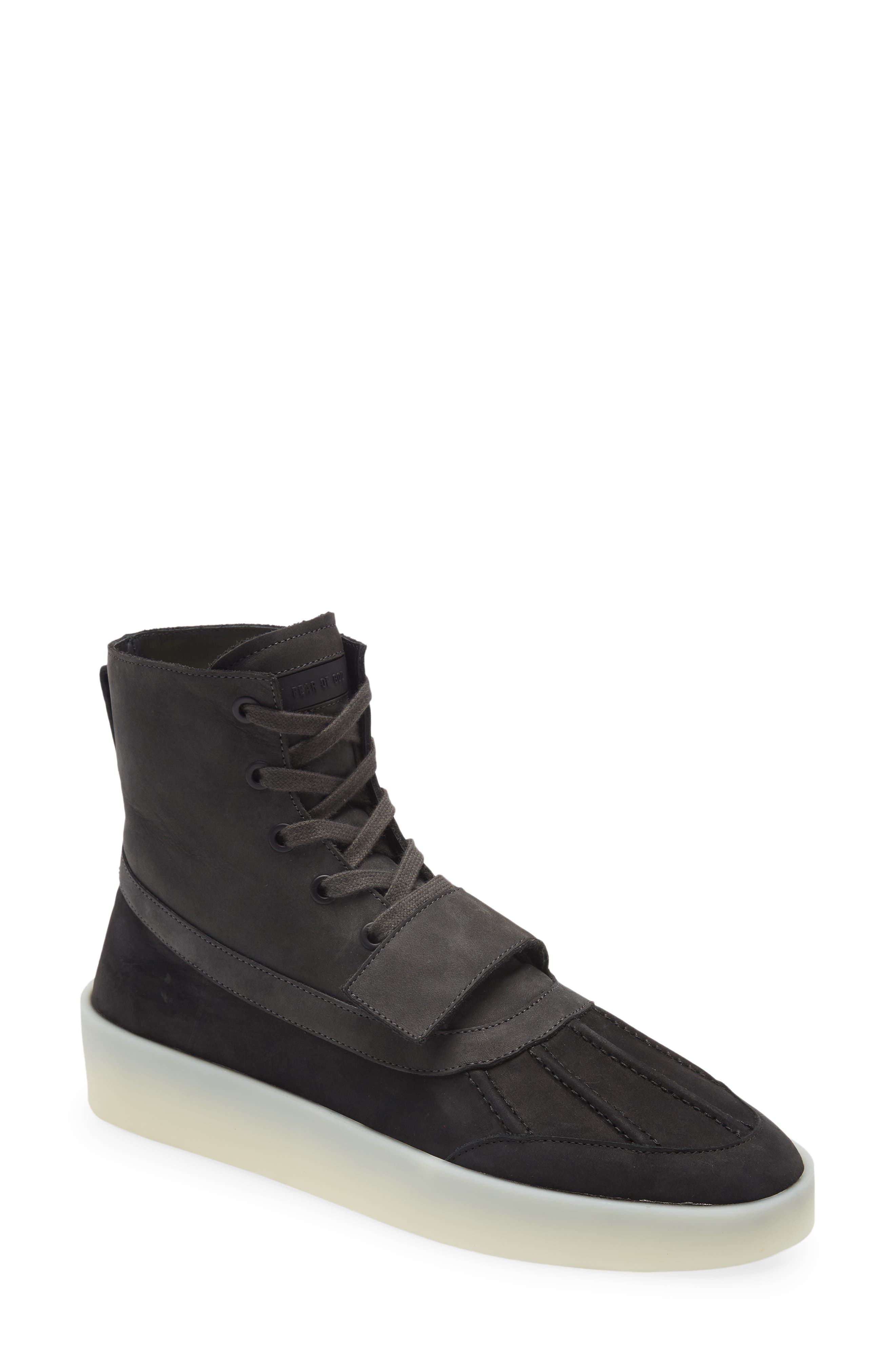 Fear of God Duck Boot in Off Black/Black at Nordstrom, Size 11W-12Us