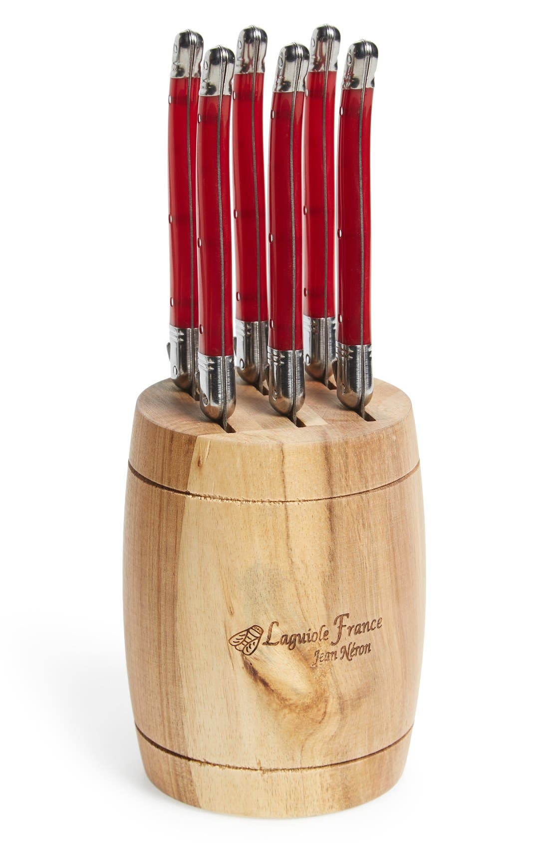 Laguiole® 7Piece Steak Knife Block Set Nordstrom
