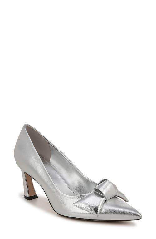 Shop 27 Edit Naturalizer Emery Bow Pointed Toe Pump In Silver