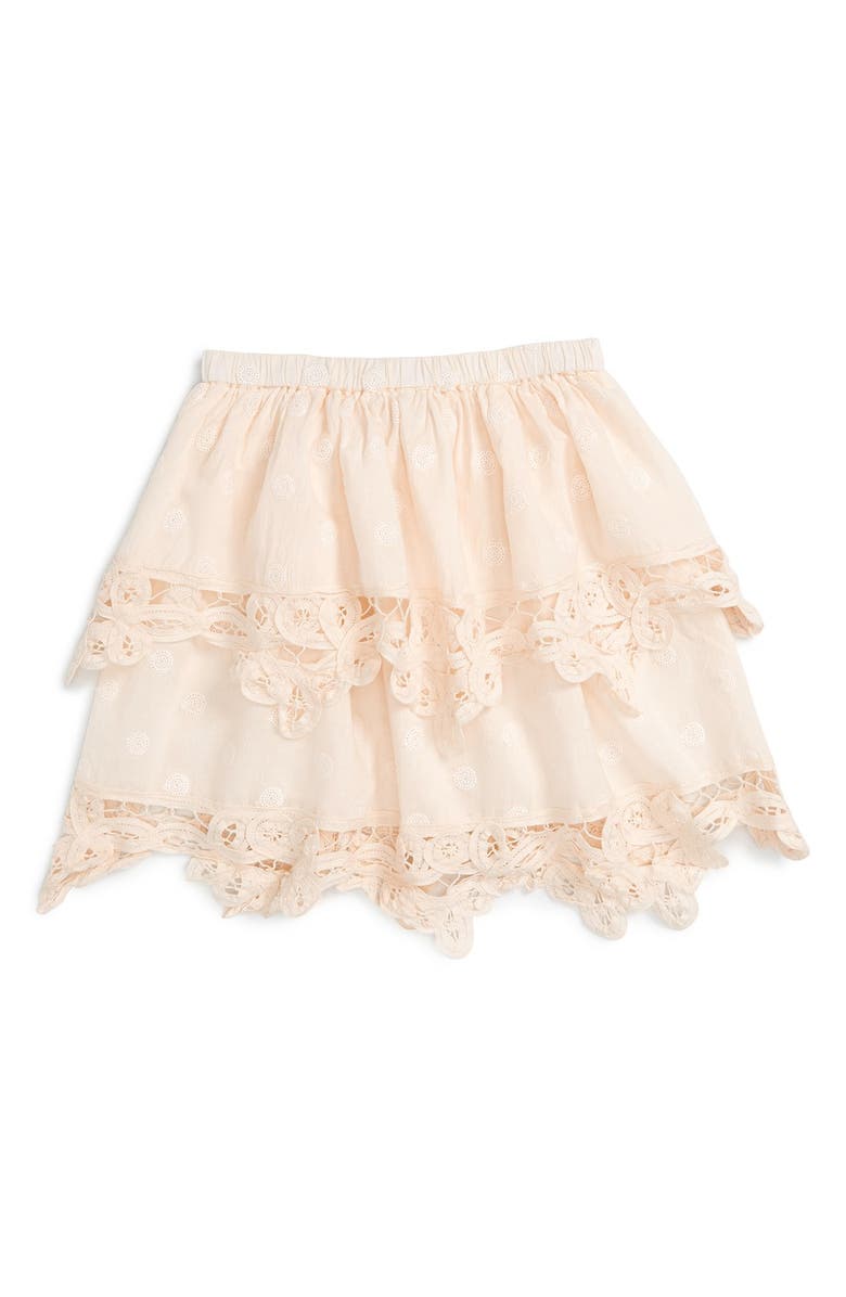 Peek 'Tana' Tiered Lace Skirt (Toddler Girls, Little Girls & Big Girls ...