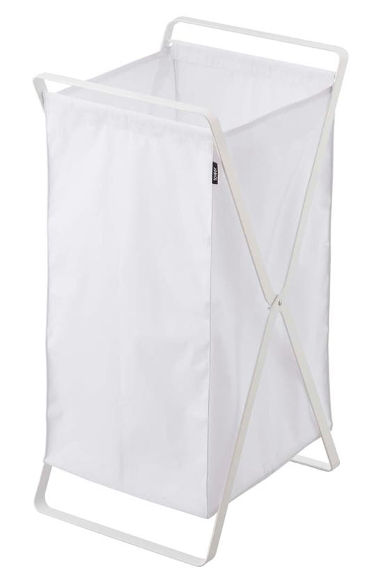 Yamazaki Tower Laundry Hamper In White ModeSens
