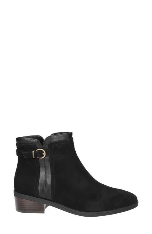 Shop Bella Vita Beatrice Bootie In Black Kidsuede Leather