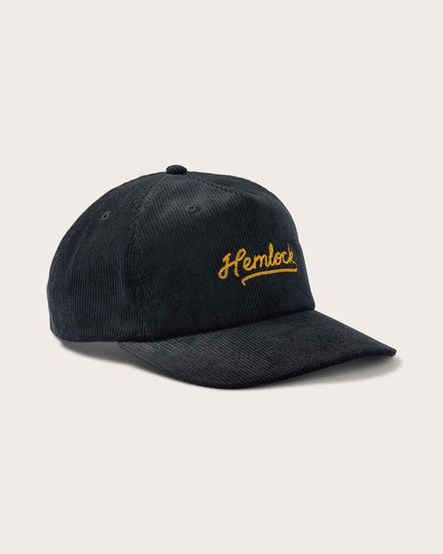 Hemlock Wesley 5 Panel Hat In Black