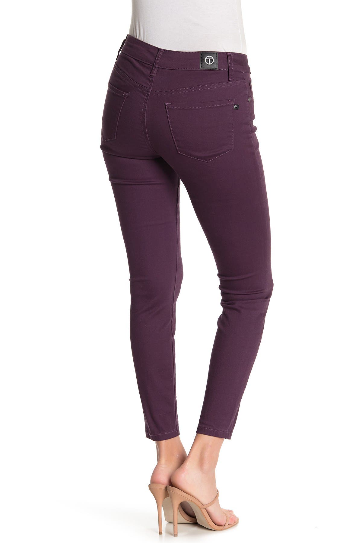 Tahari Amelia Button Fly Skinny Jeans Nordstrom Rack