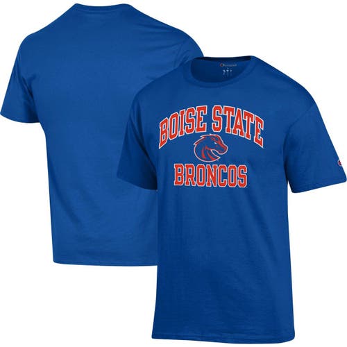 Men's Champion Royal Boise State Broncos High Motor T-Shirt