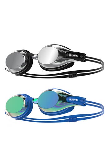 Shop Hurley Kids' Phantom Swim Goggles In Blue/black