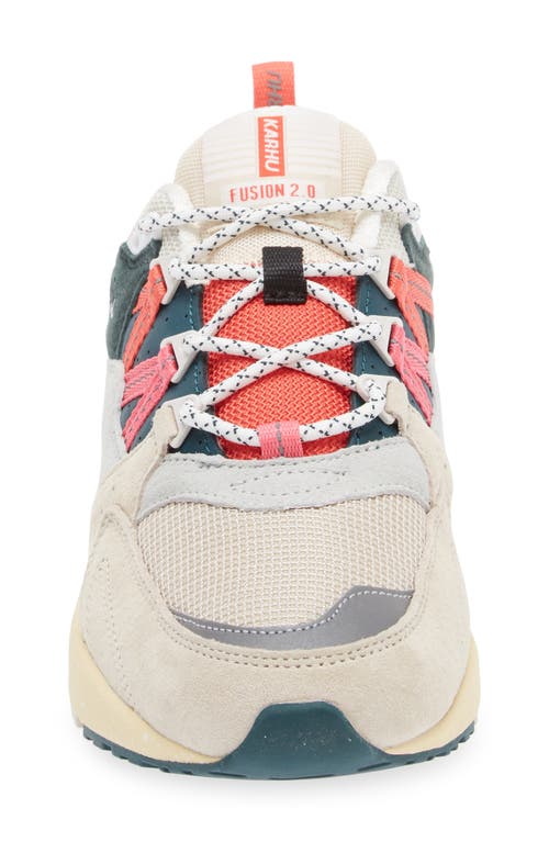 Shop Karhu Gender Inclusive Fusion 2.0 Sneaker In Whitecap Gray/cayenne