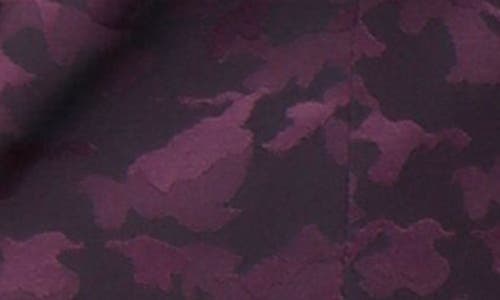 Tailorbyrd Camo Jacquard Dinner Jacket In Cranberry