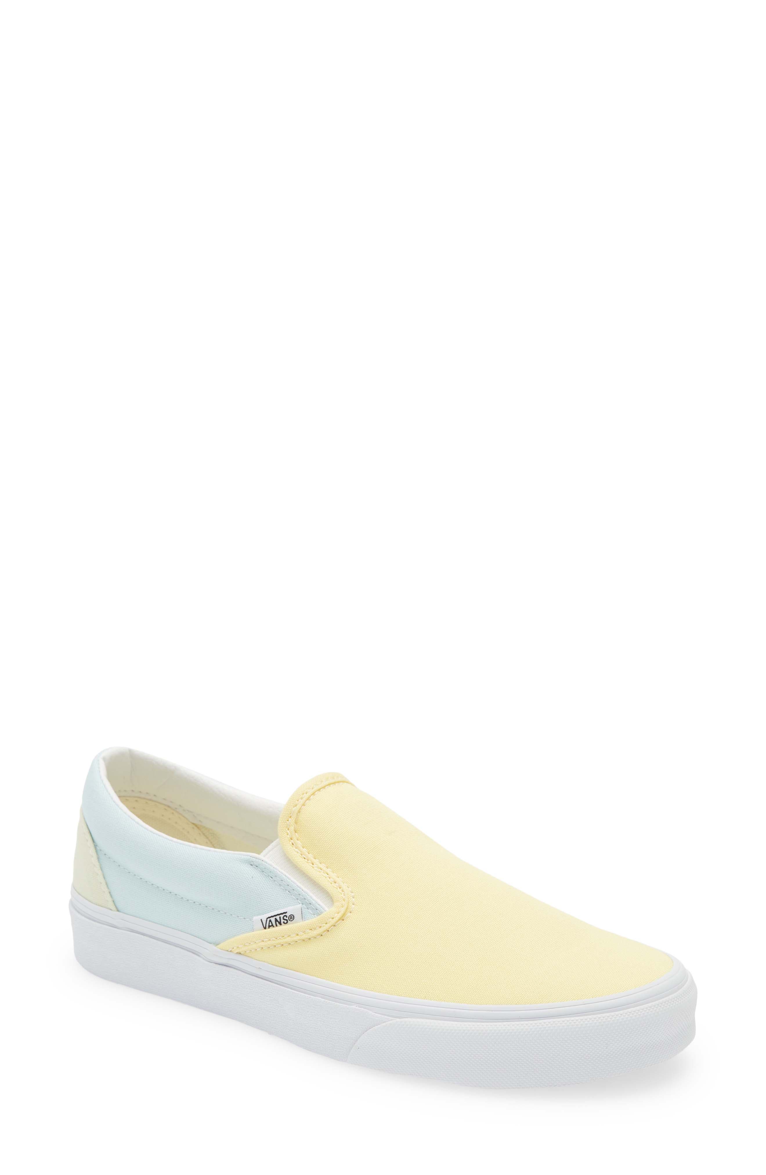 yellow vans slides