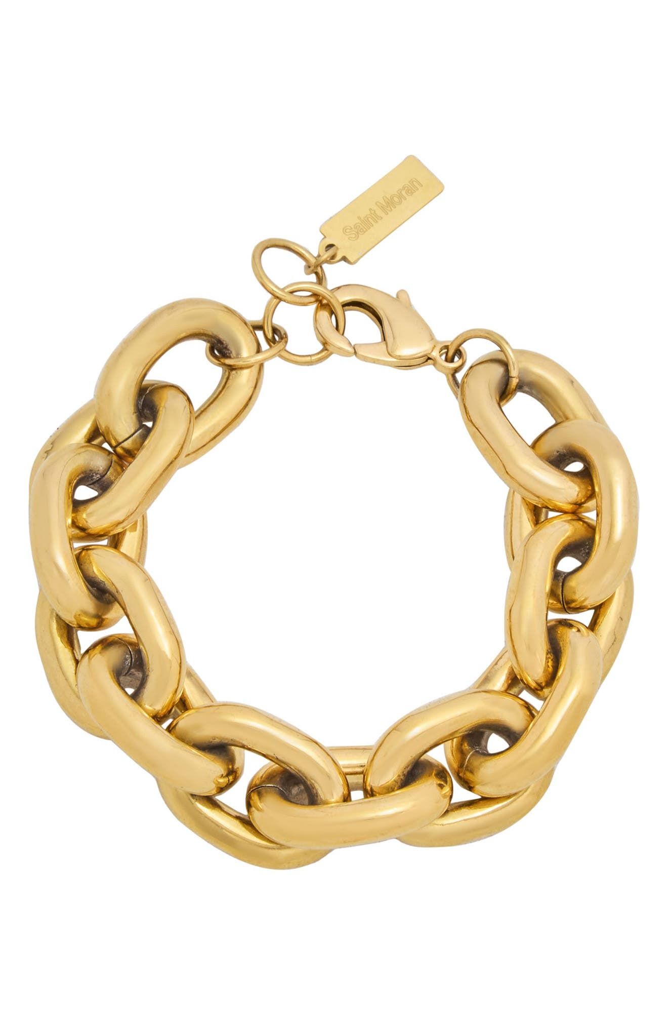 st. Moran Chunky Oversize Chain Bracelet in Gold 