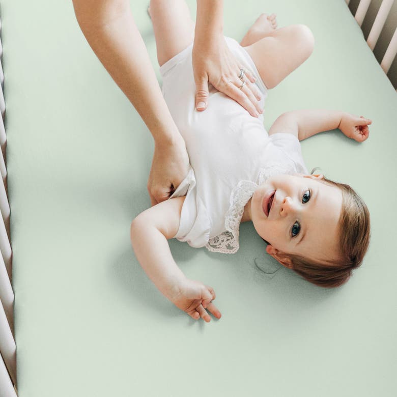 Keababies Isla Fitted Crib Sheets In Sage