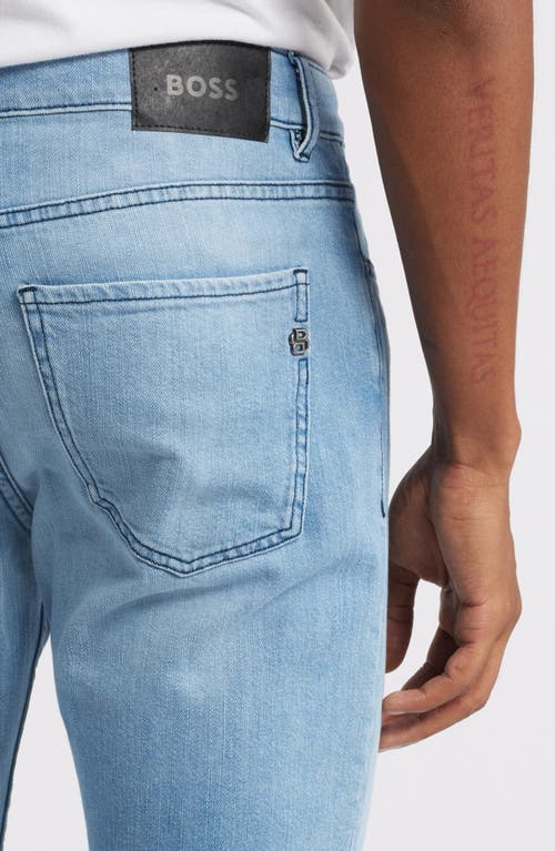 Shop Hugo Boss Boss Delaware Slim Fit Jeans In Aqua