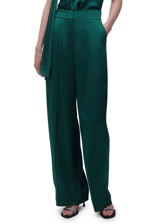 Kyra Wide Leg Pants in Emerald