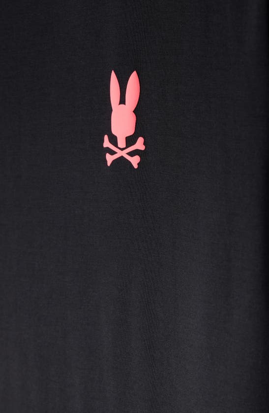 Shop Psycho Bunny Sloan Cotton Graphic T-shirt In Black
