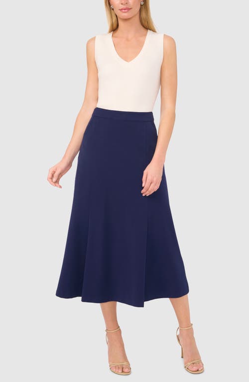 Shop Halogenr Halogen(r) Pleated Midi Skirt In Classic Navy Blue