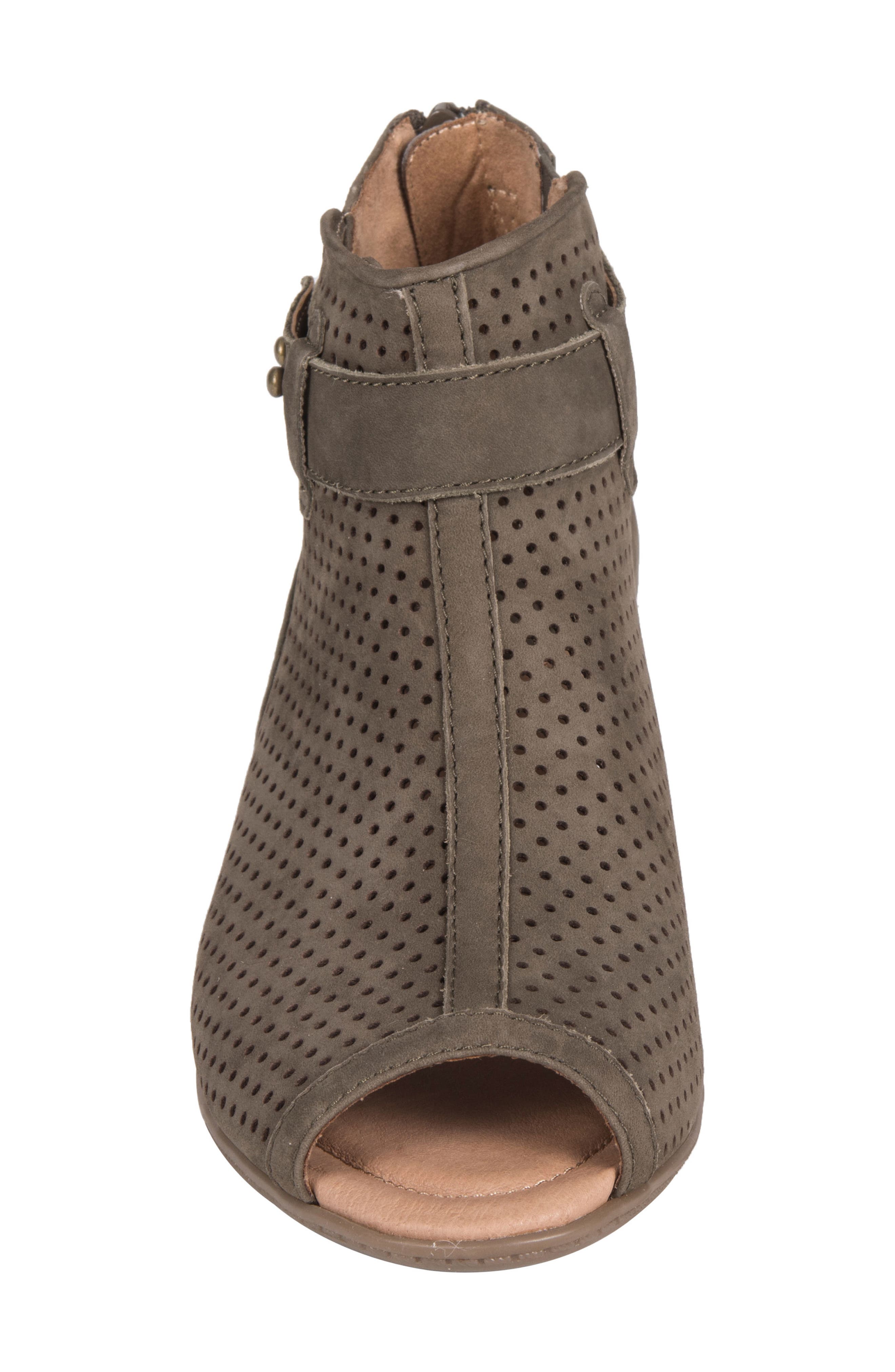 earth intrepid peep toe bootie