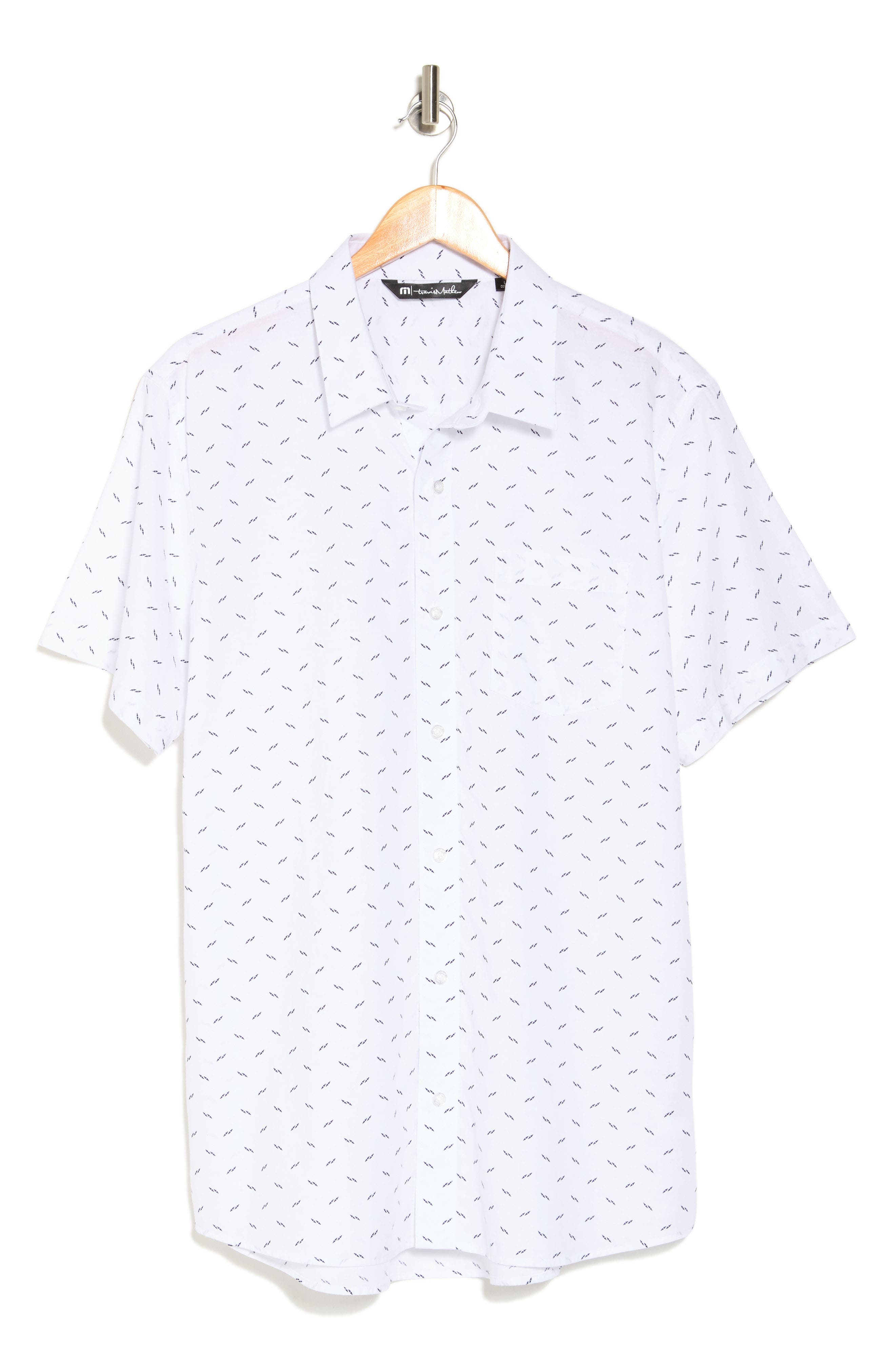 TravisMathew Gone Wild Short Sleeve ButtonUp Shirt Nordstromrack