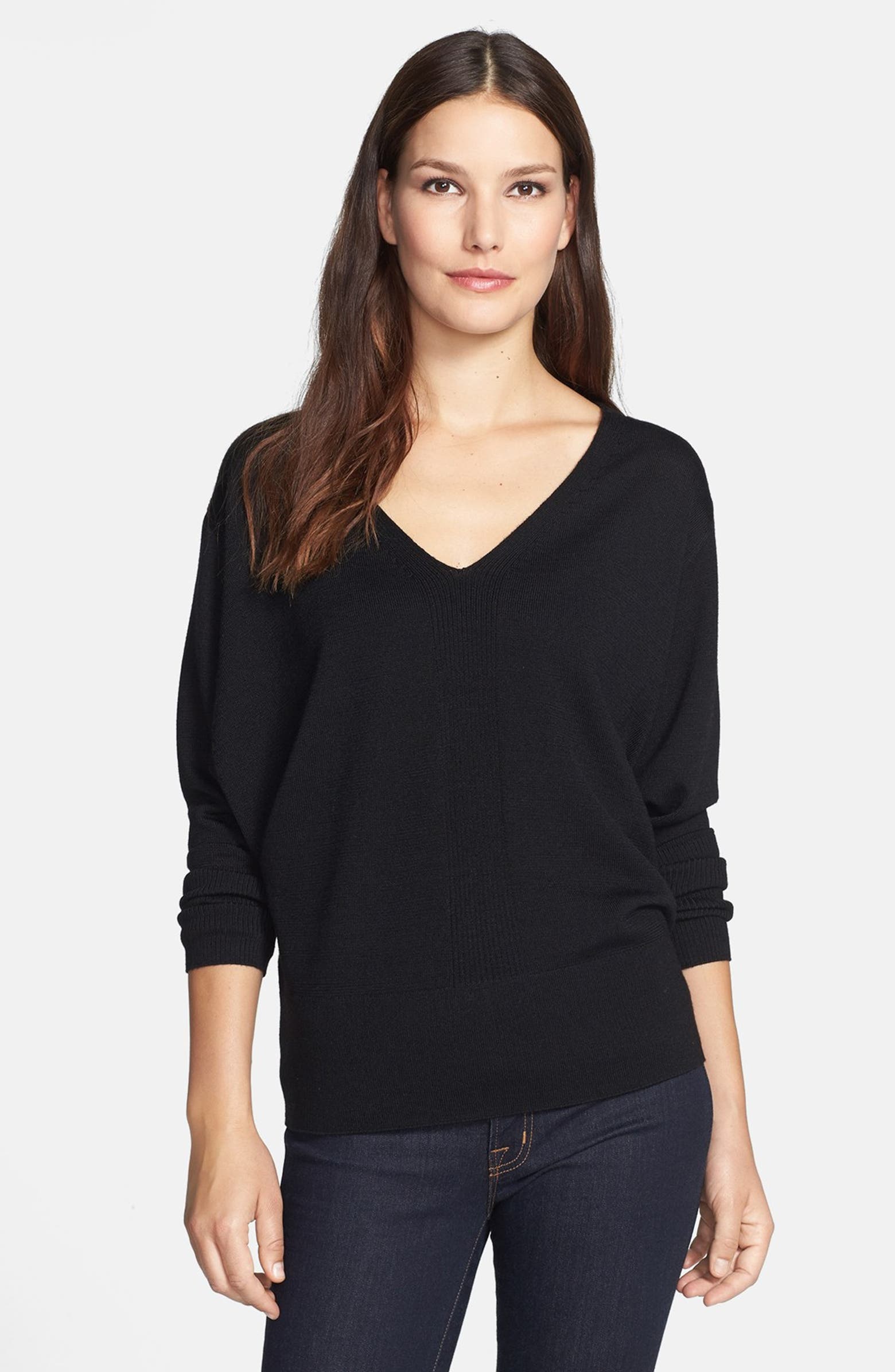 Adrianna Papell Dolman Sleeve Pullover Sweater | Nordstrom