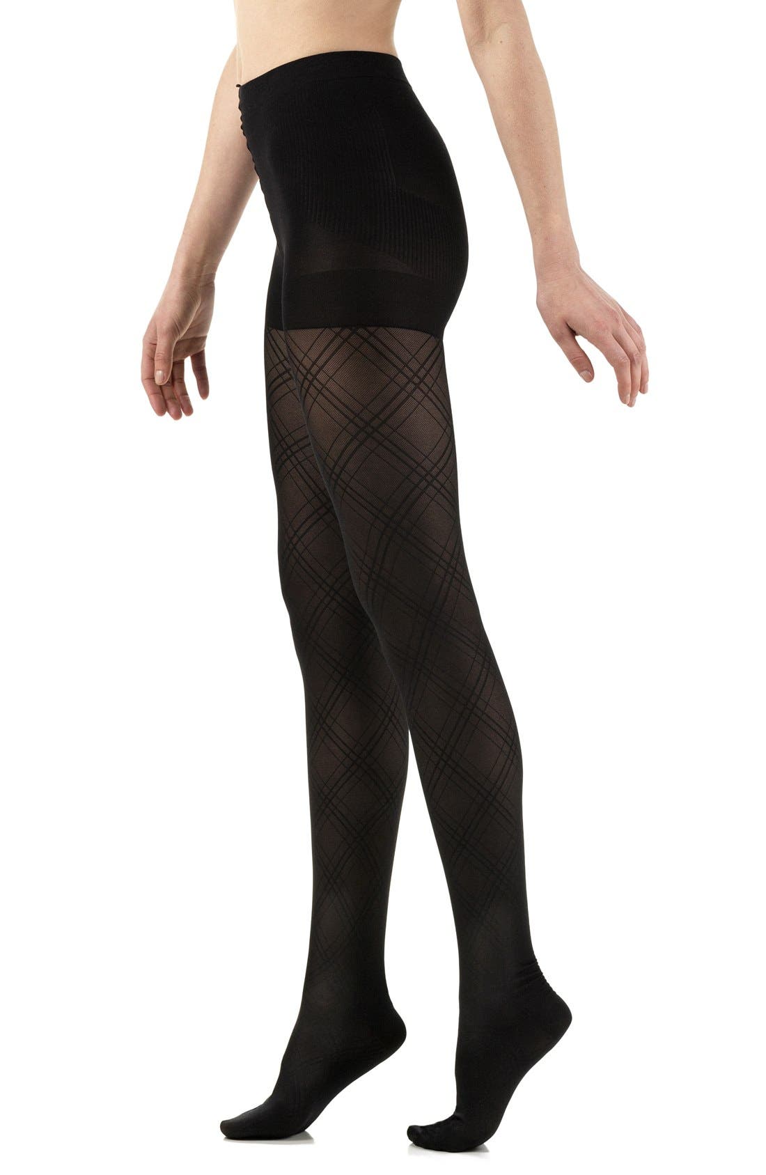 VIM & VIGR Opaque Argyle Compression Tights Nordstrom