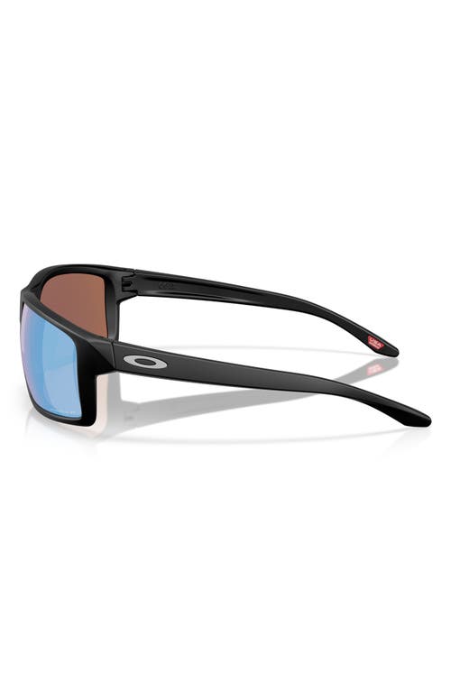 Oakley Gibston Xl 62mm Rectangular Sunglasses In Matte Black