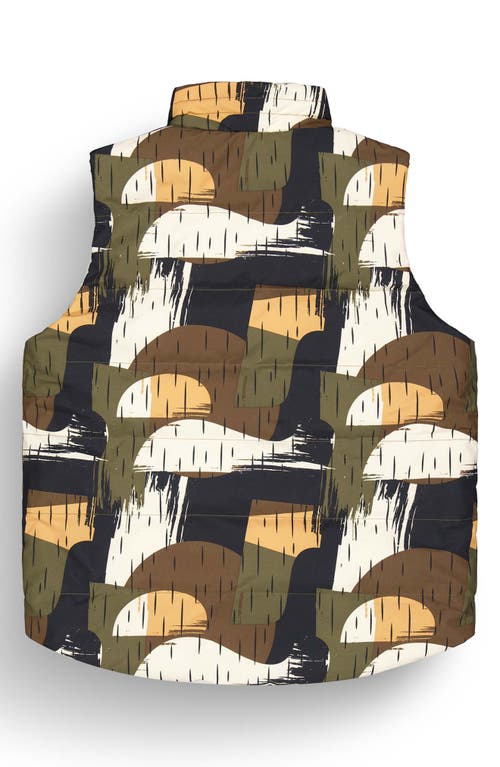 Shop Picture Organic Clothing Russello Reversible Water Repellent Vest In Arashi Camo Print