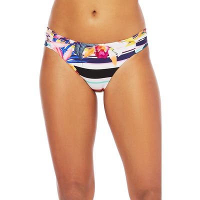 Trina Turk Treasure Cove Hipster Bikini Bottoms, White