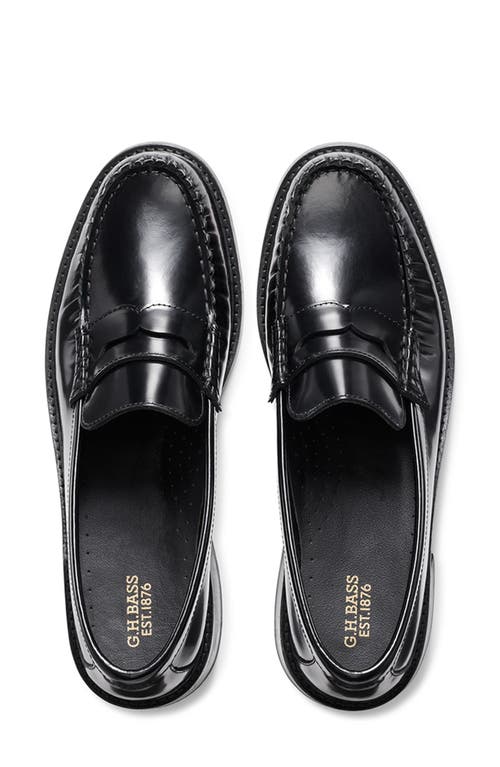 G.h.bass Penny Loafer Pump In Black