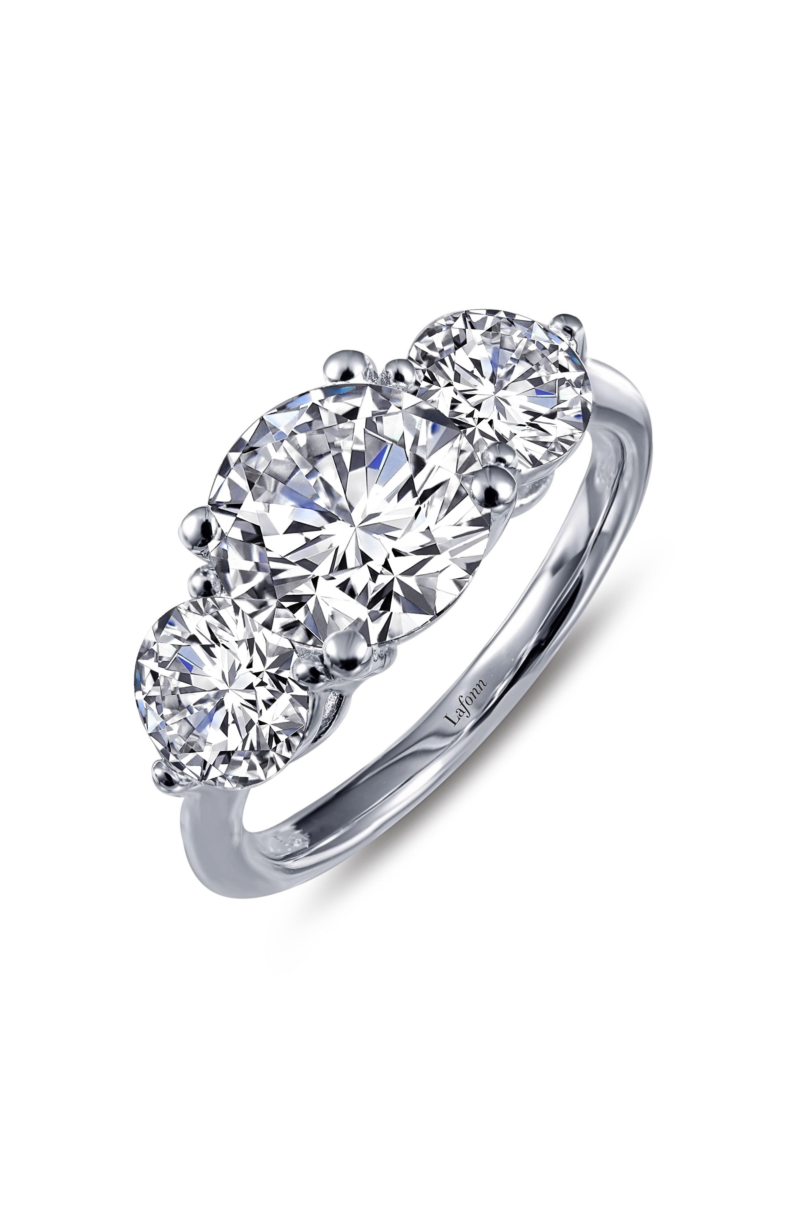 NELSON KENT Womens Romantic Imitation Diamond Heart-Shaped Zircon Ring Silver Plated