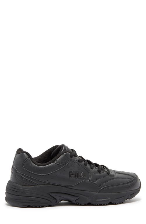 Shop Fila On The Job 1.5 Sr Sneaker In Black/black/black